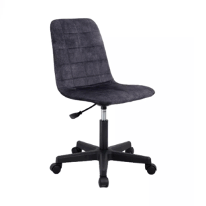 Кресло офисное (компьютерное) TRON B1 велюр Standard, хром, темно-серый