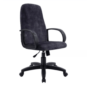 Кресло офисное (компьютерное) TRON C1 велюр Prestige, 63.5х48х48 см, темно-серый