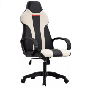 Кресло офисное (компьютерное) TRON G5 Prestige, хром, черный белый