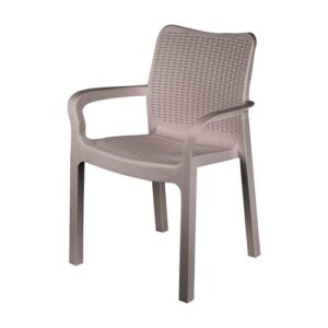 Стул пластиковый InGreen Rattan, 506х580х833 мм, французский платан